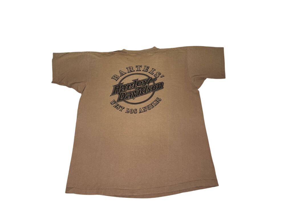 Smoked 1995 Harley-Davidson Bartels Los Angeles T-Shirt XL